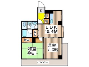 リシェス久米川２号館の物件間取画像